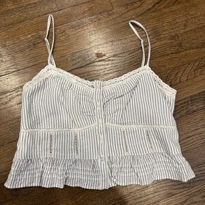 American Eagle Lace Corset Cami Small